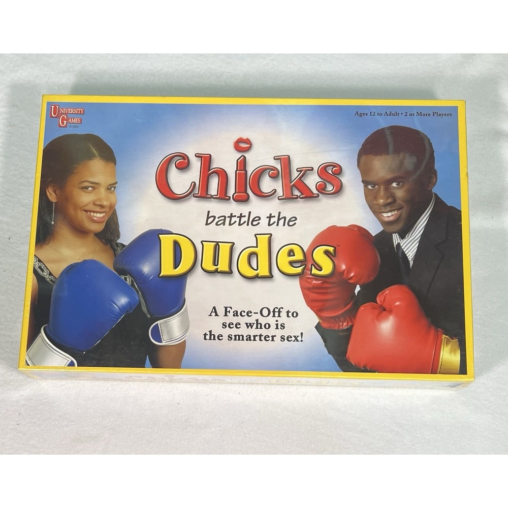 Chicks Battle The Dudes‎ Board Game - NIP - Factory Sealed!